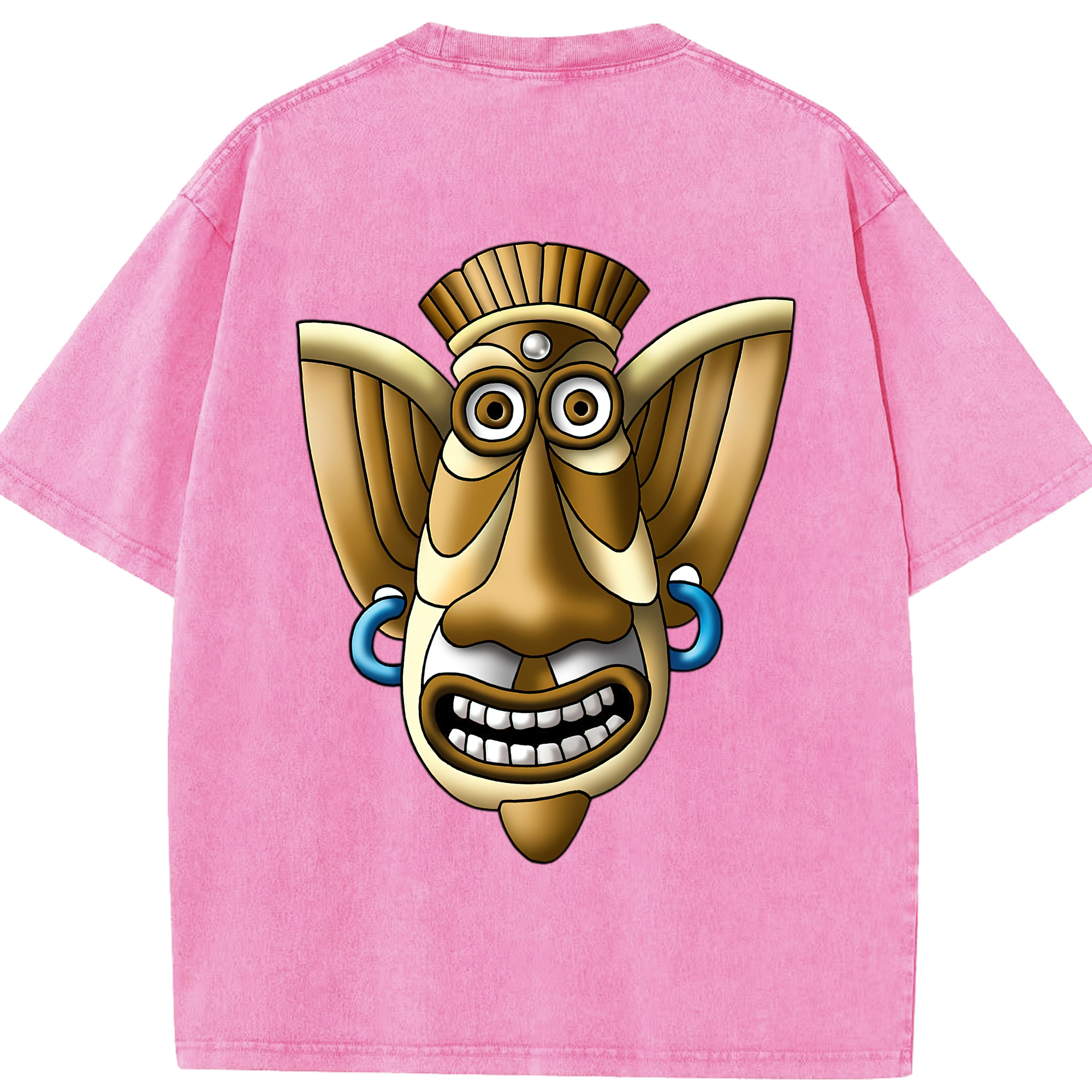 （画像用） ドラゴンクエスト Doragon Kuesuto Dragon Quest 綿100% ヴィンテージ風 半袖Tシャツ（背面プリント）